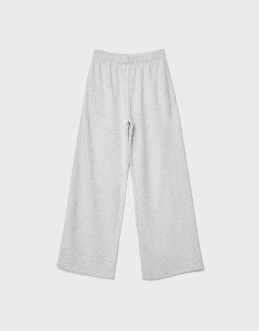 Stradivarius Petite pantalon de jogging large gris chiné, 6 de 7