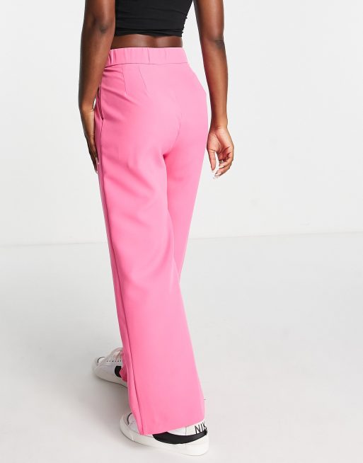 Pantalon rose femme discount habillé