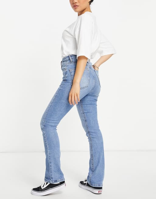 Stradivarius Petite - Rechte jeans met vintage pasvorm in medium wassing, 2 van 4