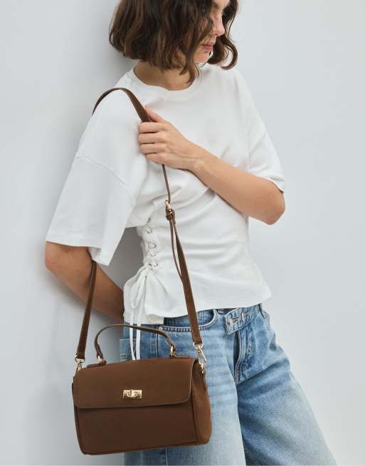 Stradivarius petite sac bandoulière marron, 2 de 4