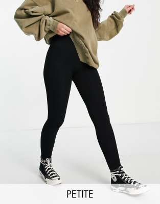 Hoxton Haus Petite seamless gym leggings in khaki