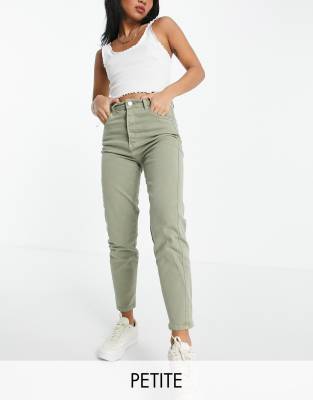 womens khaki mom jeans