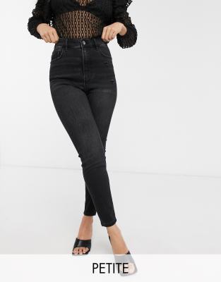 petite skinny high waisted jeans