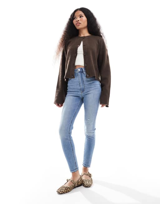 Buy Old Navy High-Waisted Medium-Wash Super Skinny Jeans 2024