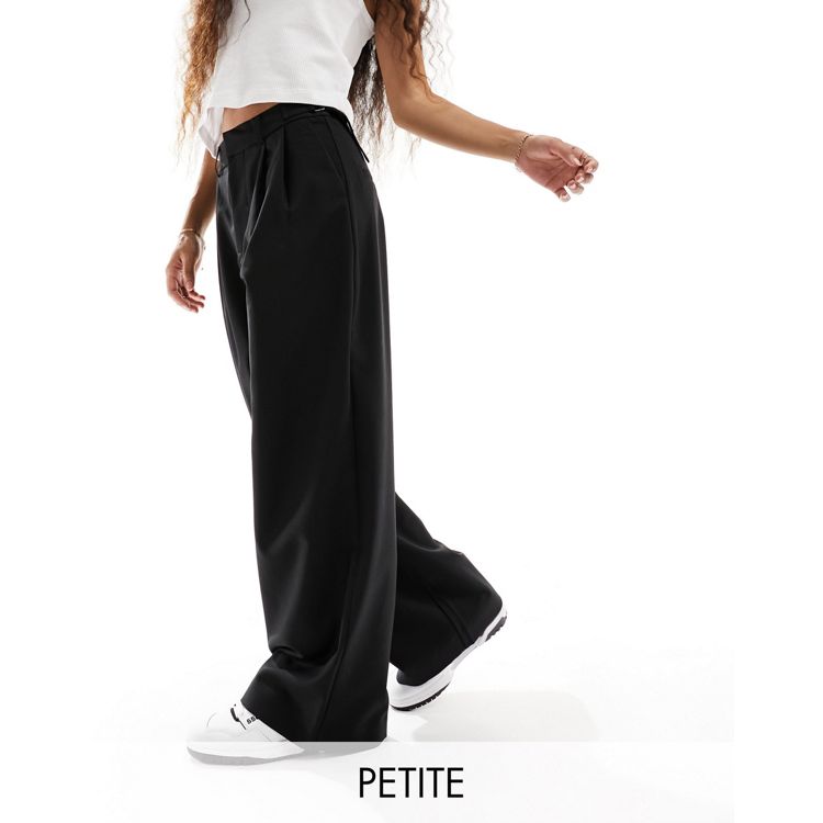 Tanming Women's Casual High Waist Trousers Wool Blend Cropped Wide Leg  Pants : : Clothing, Shoes & Accessories