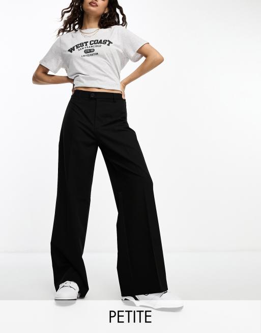 Petite black trousers best sale