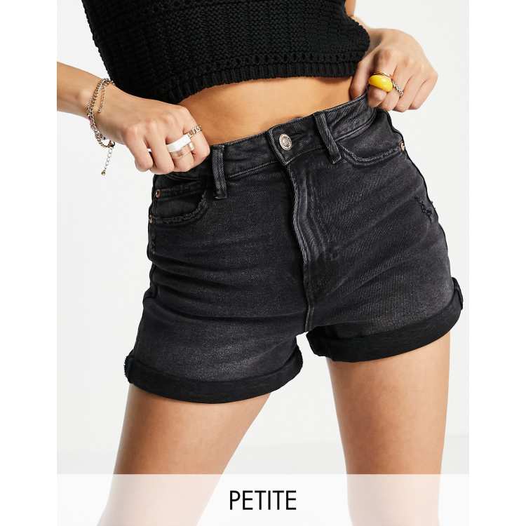 Stradivarius Petite - Vaskede sorte i slim | RimfurbishShops