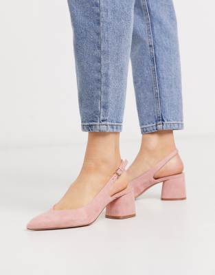 Stradivarius pink slingback | ASOS