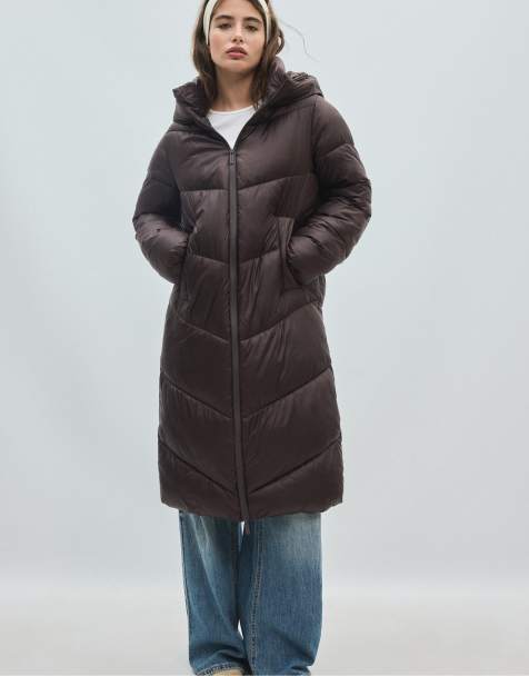Stradivarius piumino basic marrone - view 1