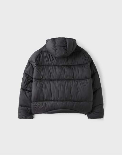 Stradivarius piumino con cappuccio nero, 7 di 7