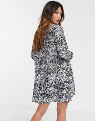 stradivarius animal print dress