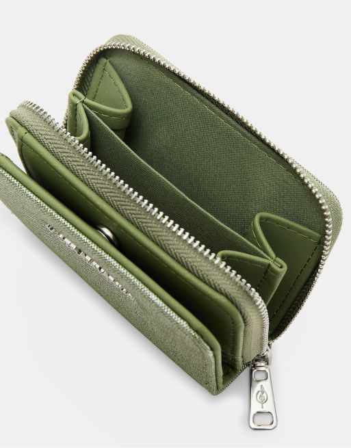 Stradivarius pochette rectangulaire scintillante kaki, 2 de 4