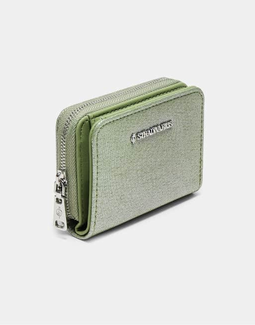 Stradivarius pochette rectangulaire scintillante kaki, 4 de 4
