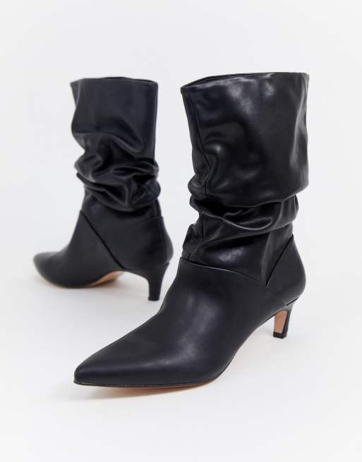 Pointed toe slouch on sale boots