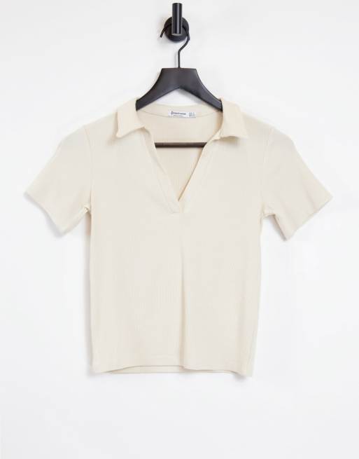 stradivarius white shirt