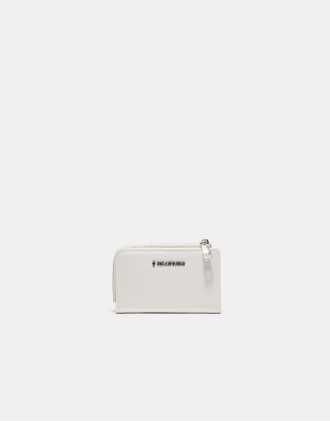 Stradivarius - Porte-cartes en similicuir - Blanc - view 1