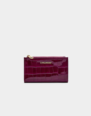 Porte-monnaie  fermeture clair - Fuchsia - Stradivarius - Modalova