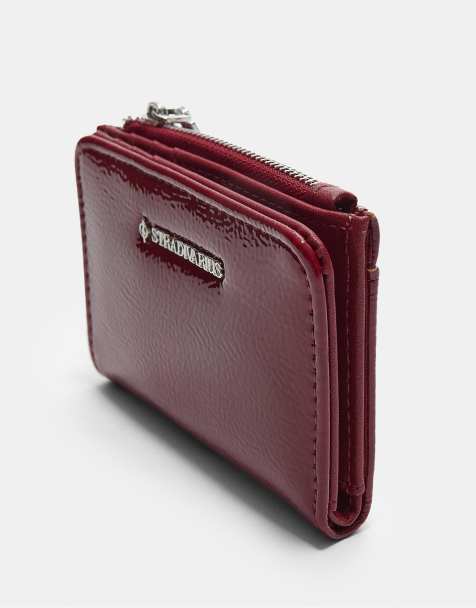 Stradivarius - Porte-monnaie à fermeture éclair - Rouge - view 1