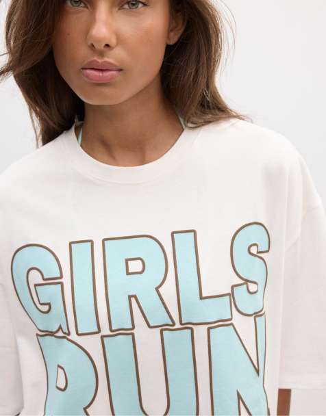 Stradivarius – Positional – Pastellgrön t-shirt med korta ärmar - view 1