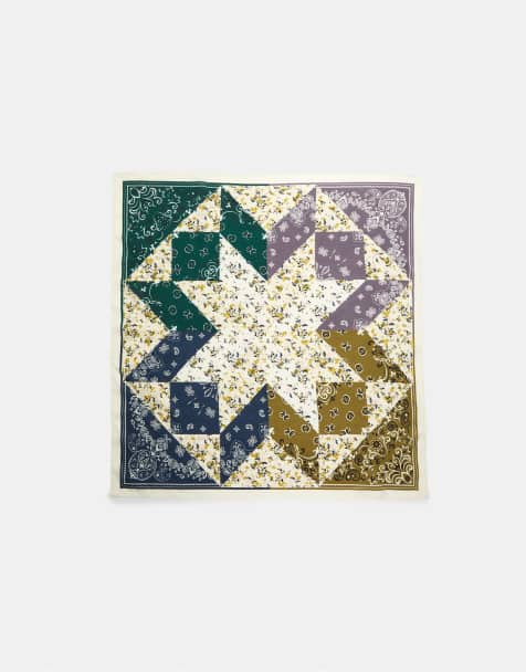 Stradivarius Printed scarf in lilac - view 1