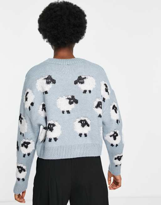 Pull motif mouton new arrivals