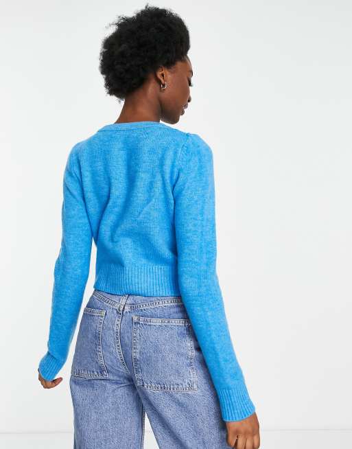 Pull bleu stradivarius new arrivals