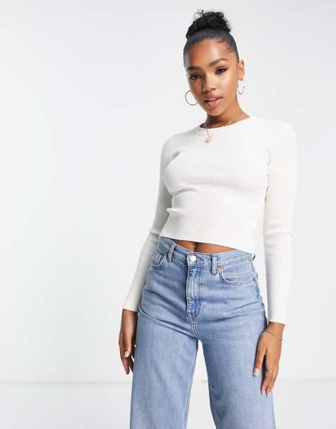 Lot De 2 Pulls Vintage Manches 3/4 – Laine Et Acrylique, Taille Unique Petite (S) – Multicolore – Neuf Sans étiquettes