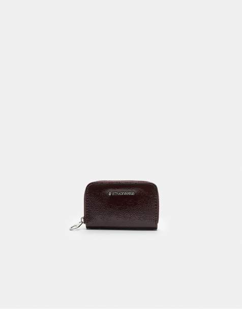 Stradivarius Purse with zip in brown - view 1