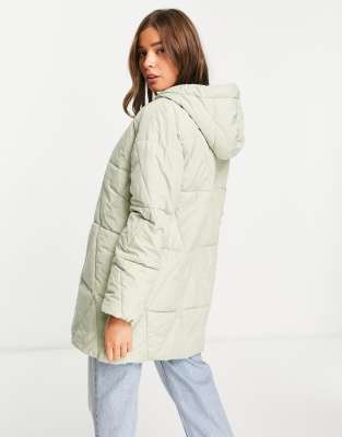 stradivarius parka khaki