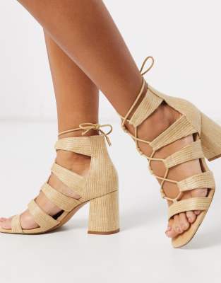 stradivarius lace up