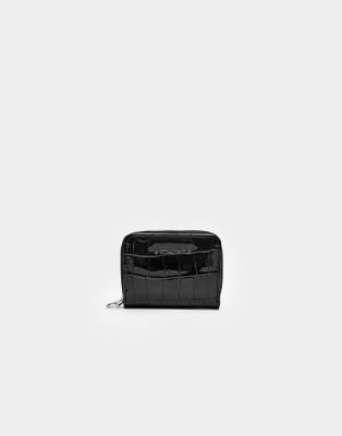 Stradivarius rectangular purse in black