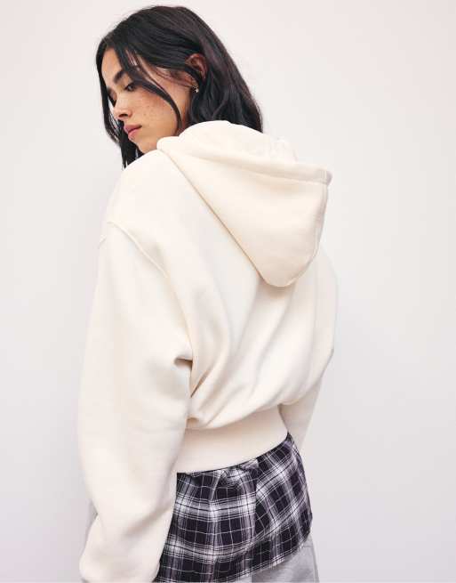 Stradivarius Regular printed sweatshirt in beige, 3 of 4