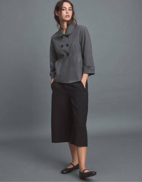 Stradivarius Retro blazer in grey - view 1