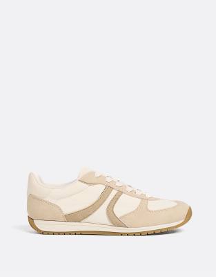 Stradivarius - Retro-Sneaker in Beige-Neutral