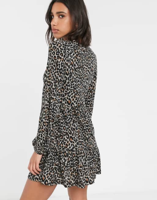 Vestito 2025 leopardato stradivarius