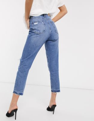 asos stradivarius mom jeans