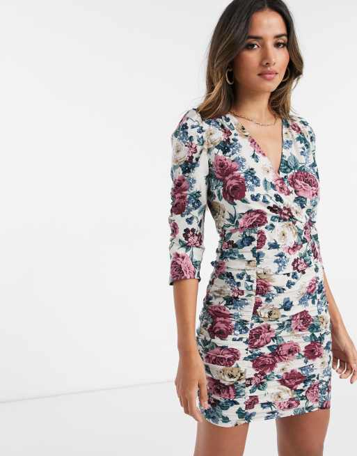 Robe stradivarius fleurs new arrivals