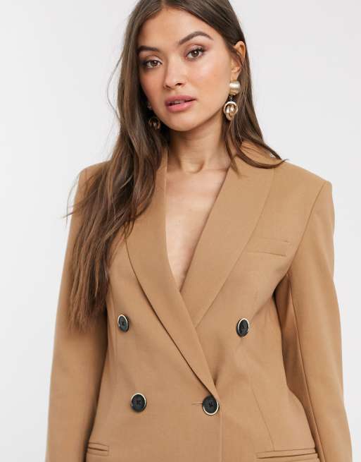 Robe best sale blazer camel