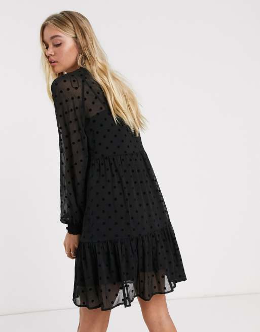 Robe a best sale pois stradivarius