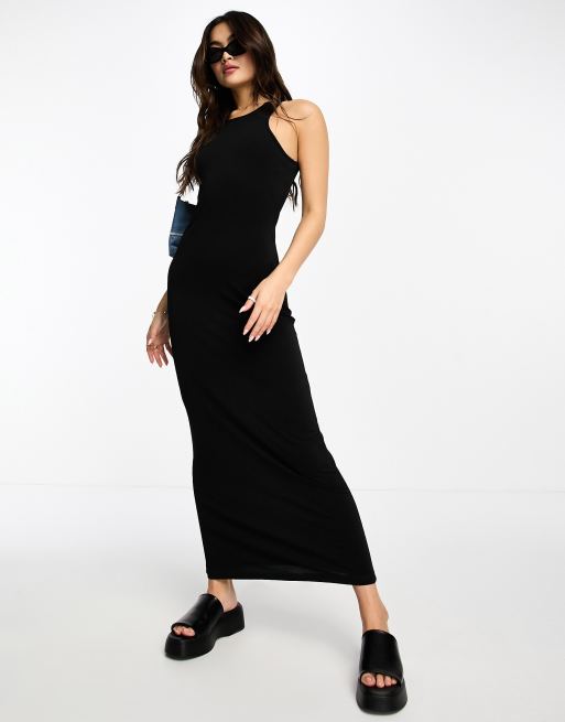 Robe longue debardeur discount noir