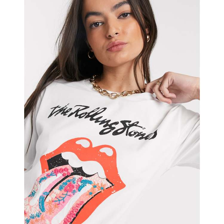 the rolling stones t shirt women's