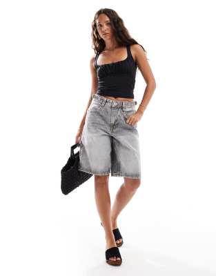 Stradivarius Ruched Bust Top