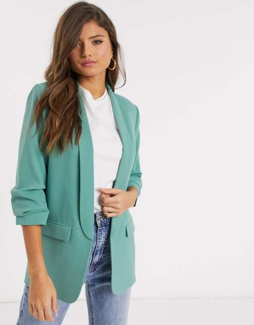 Blazer vert stradivarius new arrivals