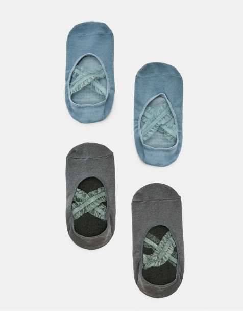 Stradivarius rutschfeste Sportsocken in Blau - view 1