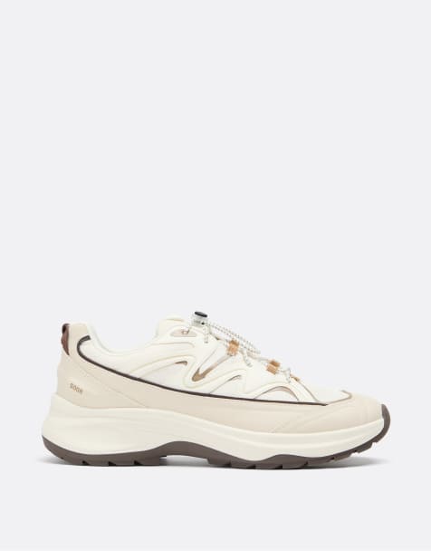 Stradivarius S008 trekking sneakers i råhvid - view 1