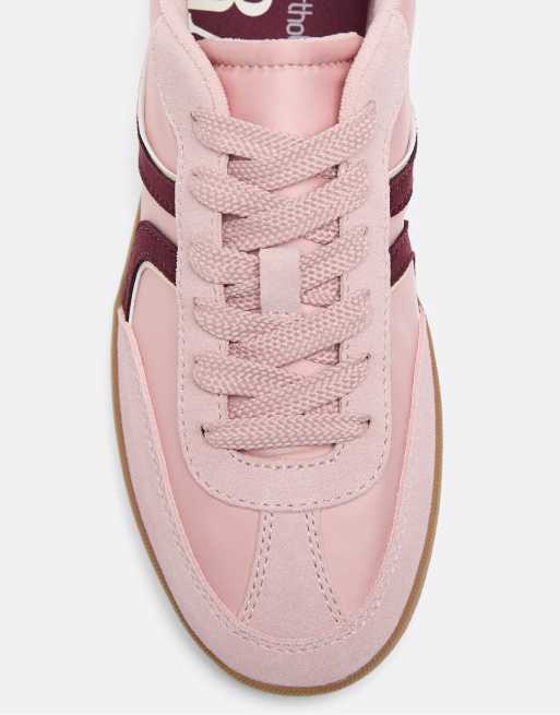 Stradivarius S011 Basic Retro-Sneaker in Pink, 5 von 6