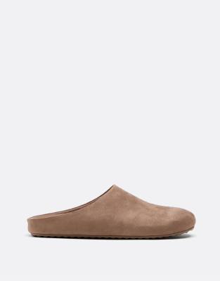 Sabots en imitation cuir - Marron-Brown 36