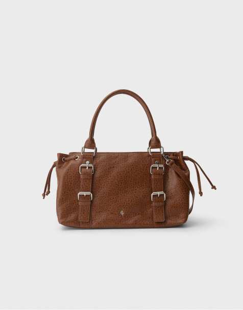 Stradivarius sac bandoulière City camel clair - view 1