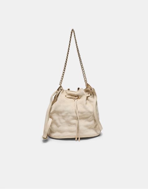 Stradivarius - Sac bandoulière matelassé - Écru - view 1