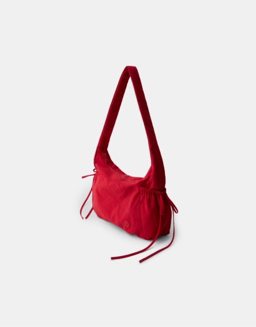 Stradivarius sac bandoulière sport à poche rouge, 4 de 4